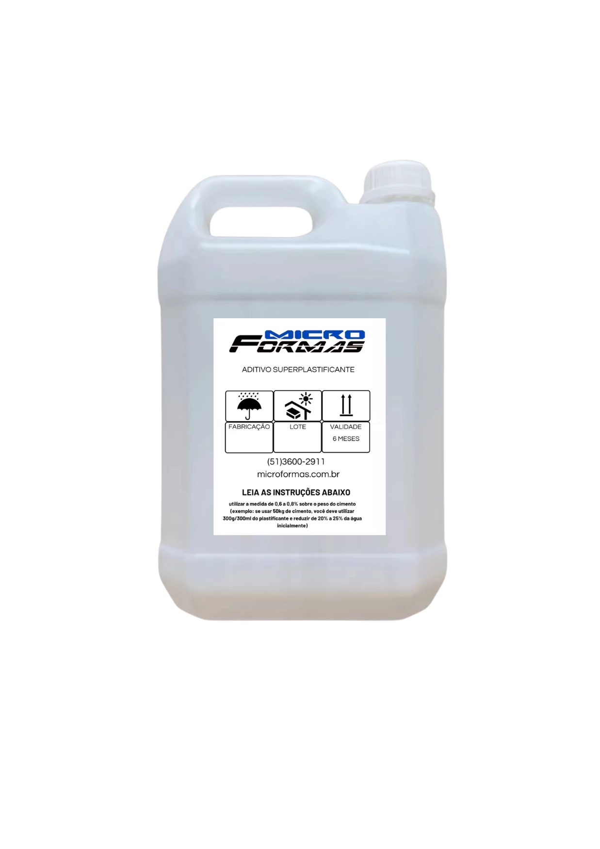 ADITIVO SUPERPLASTIFICANTES 5 LITROS